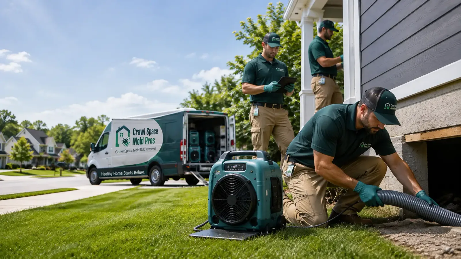 Crawl Space Mold Removal in Lima, IL
